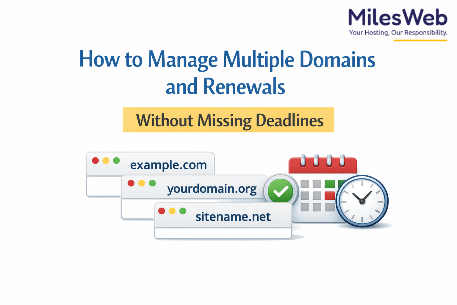 how to manage multiple domains